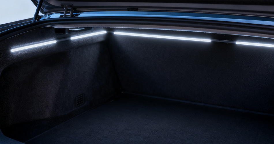 Neon flex strips for car interiors