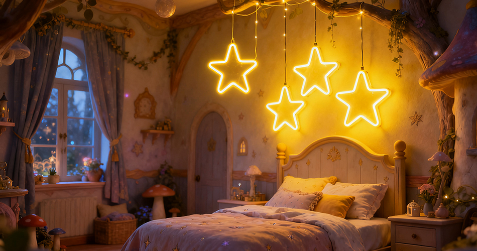 Decorative neon lights for bedrooms