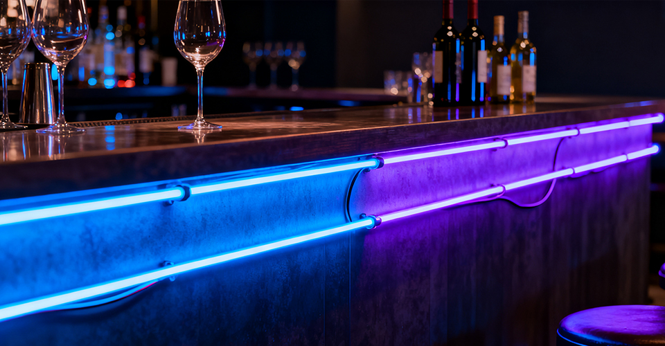 Low voltage neon lights