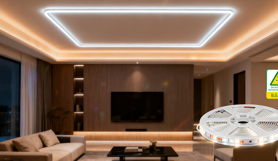 Low voltage neon ceiling designs