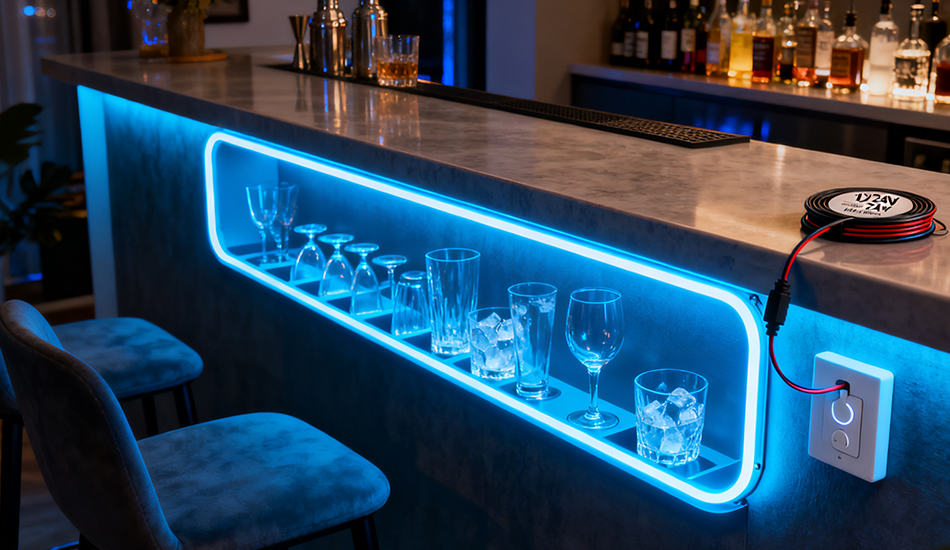 Low voltage neon lights