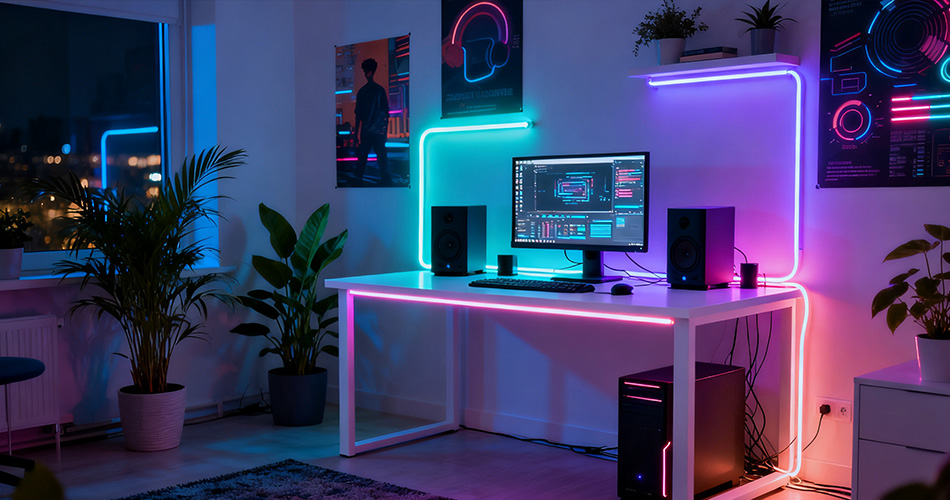 Low voltage neon lights