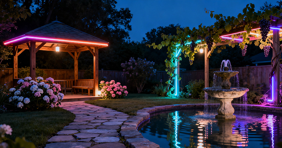 Low voltage neon lights