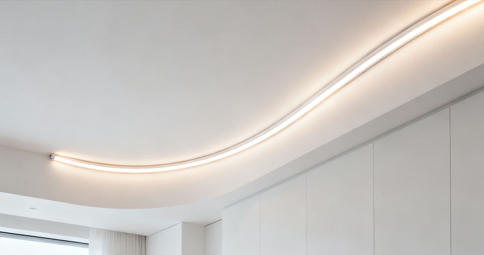 Silicone bendable neon light strips