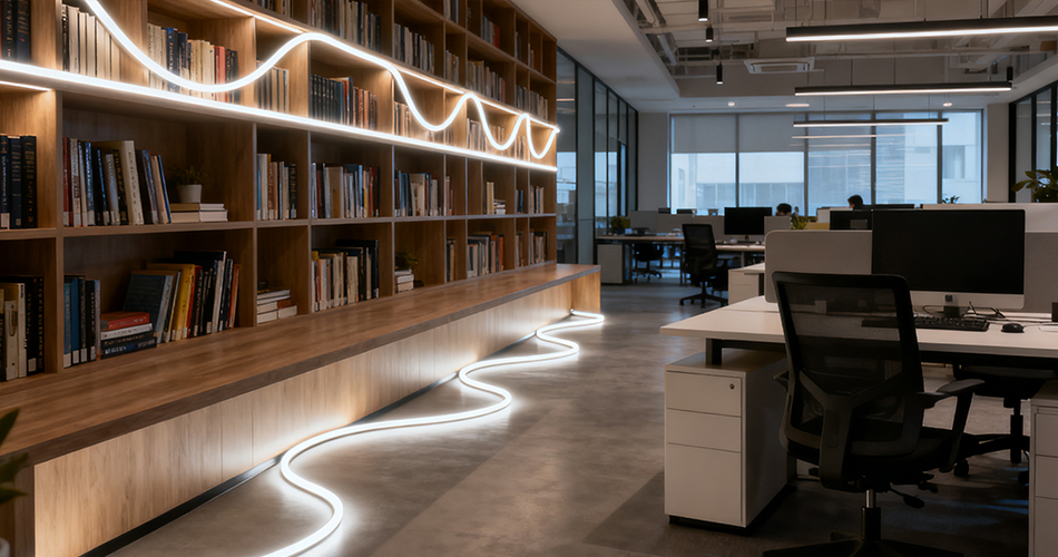 Silicone bendable neon light strips