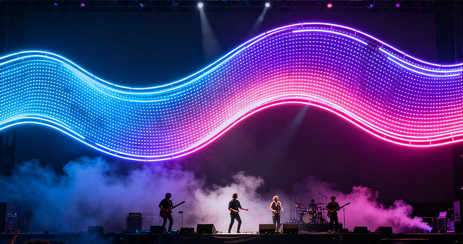 Bendable neon for architectural lighting