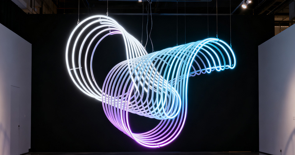 Bendable neon for architectural lighting