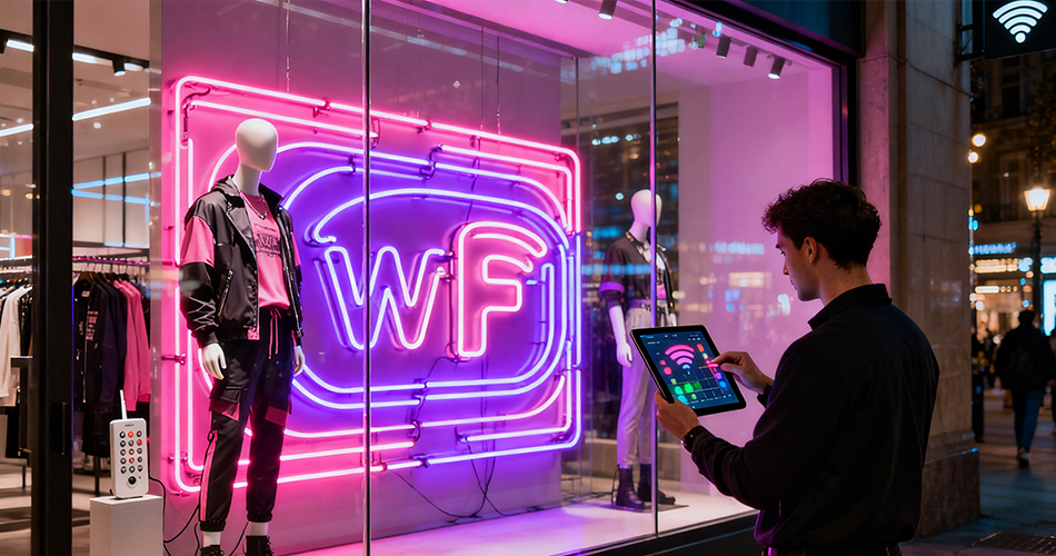 WiFi-enabled neon light controllers