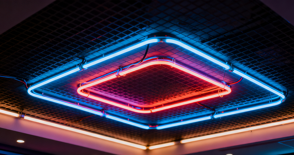 low voltage neon ceiling designs