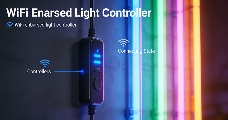wifi-enabled neon light controllers