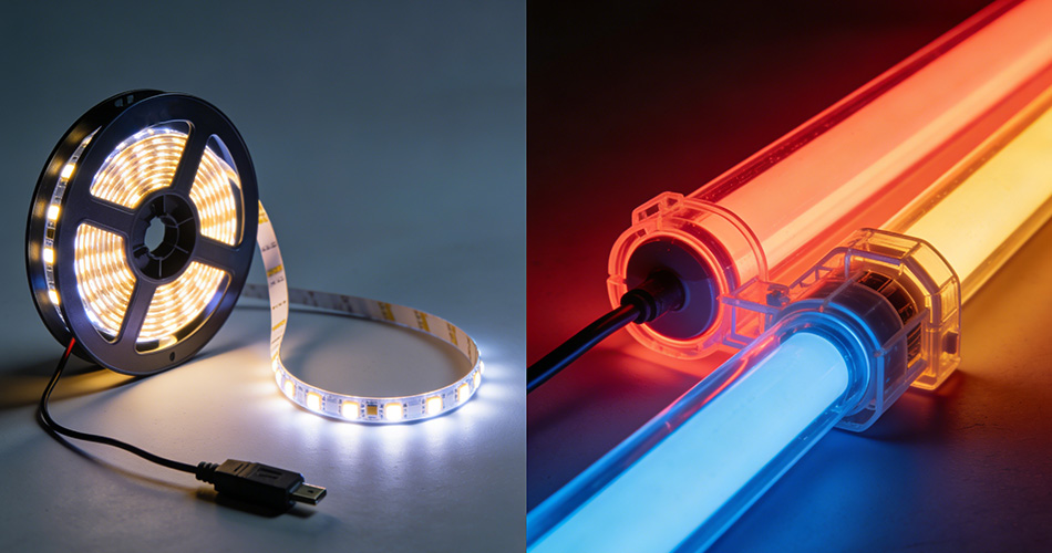 govee stripe lights vs neon lights