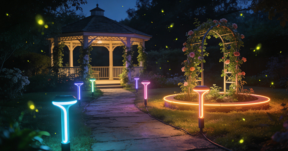 safe low voltage neon garden lights