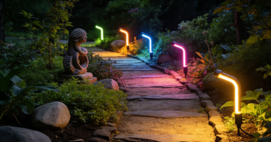 safe low voltage neon garden lights