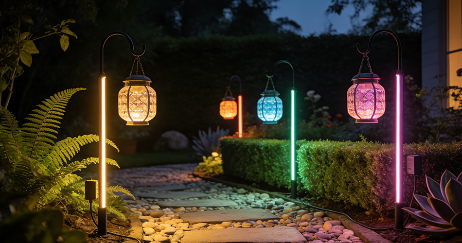 safe low voltage neon garden lights