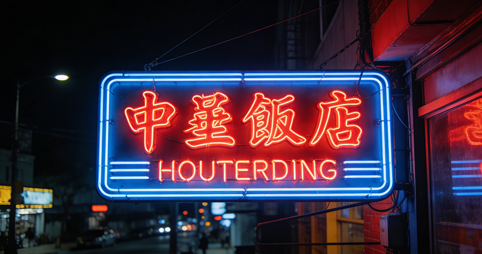 commercial-grade outdoor neon signage