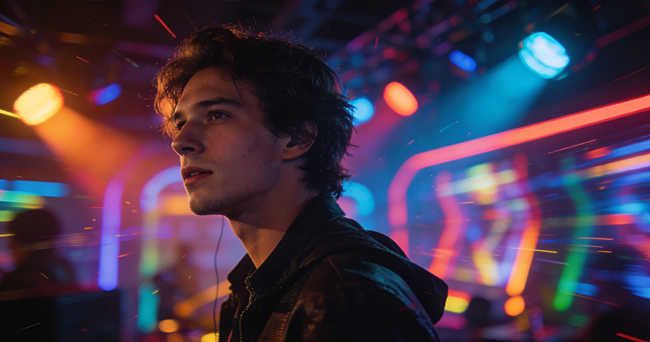 smart neon sync with music