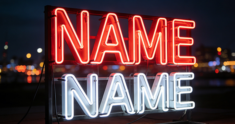affordable custom neon name signs
