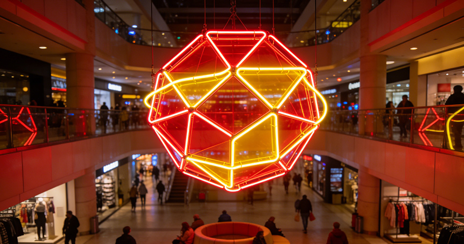 bendable led neon art installations