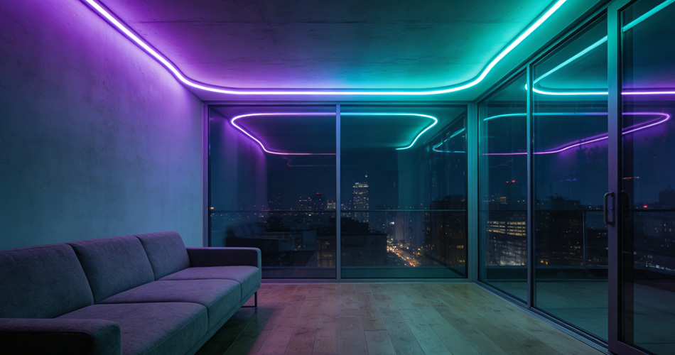 bendable neon for architectural lighting