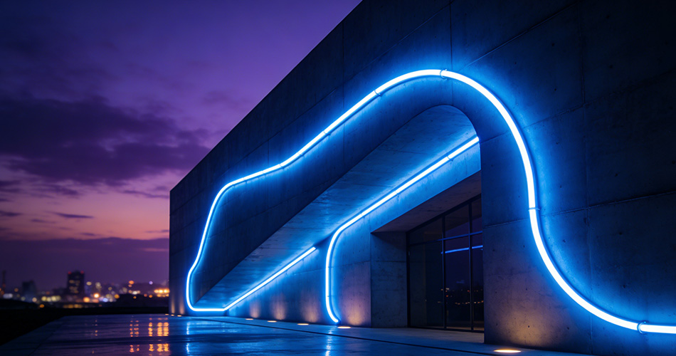 bendable neon for architectural lighting