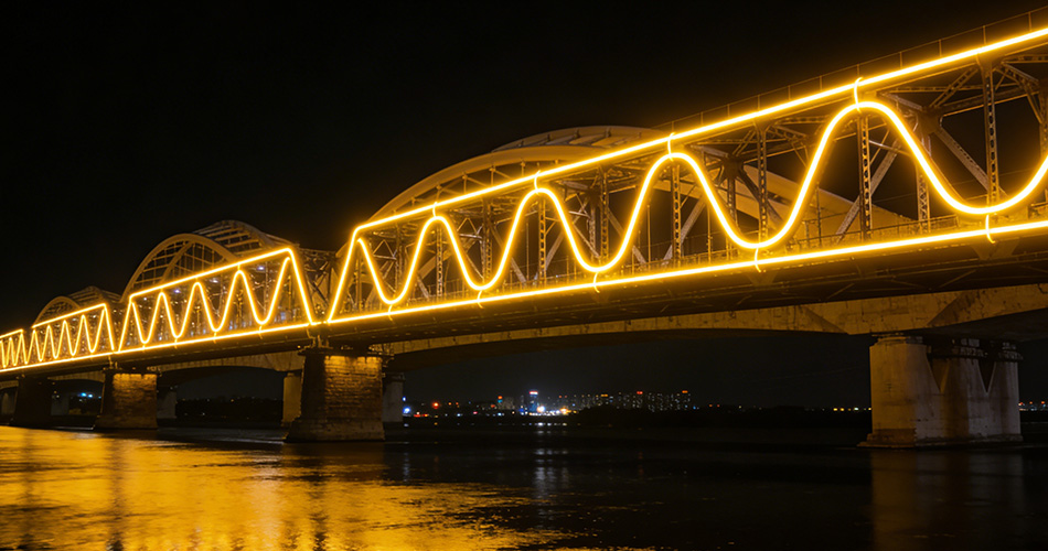 bendable neon for architectural lighting