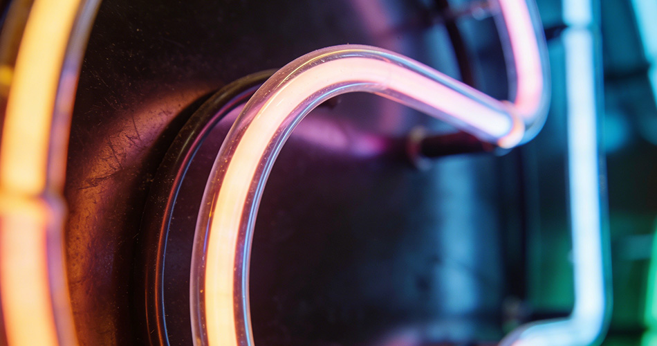 bendable neon for curved signage