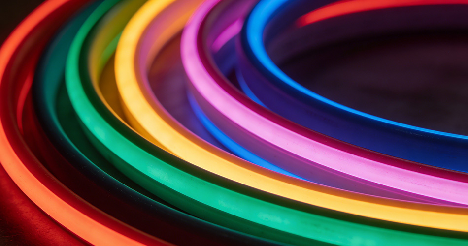 colored silicone neon strip