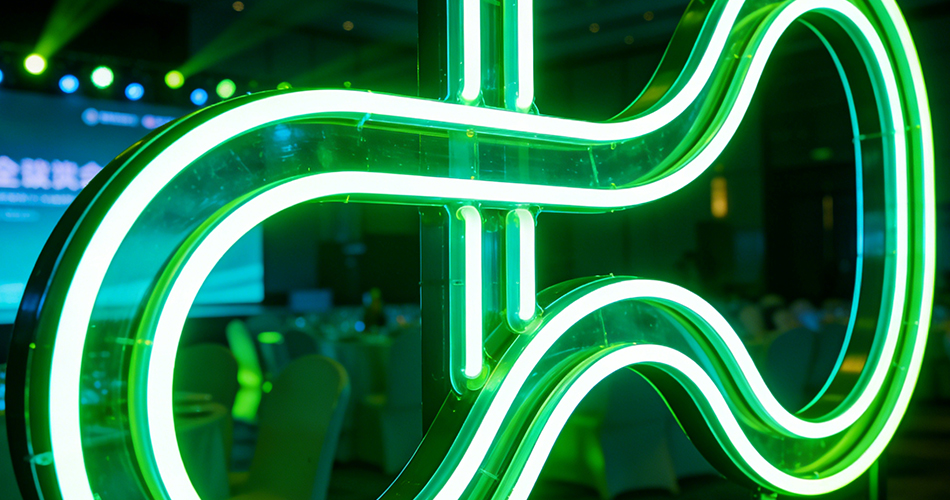 corporate event neon backdrops
