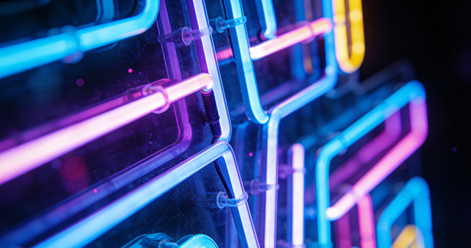 corporate event neon backdrops