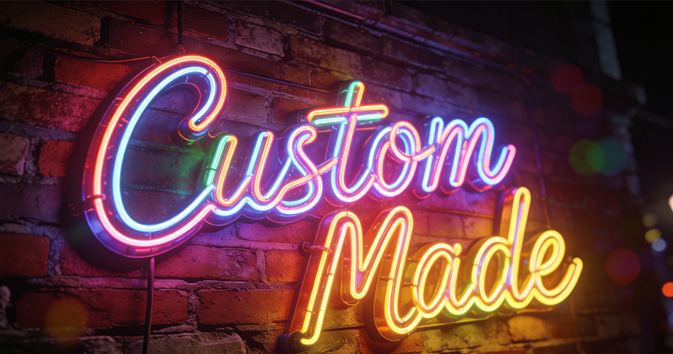custom made neon signs