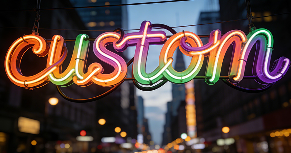 custom neon letters