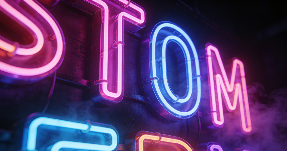 custom neon letters