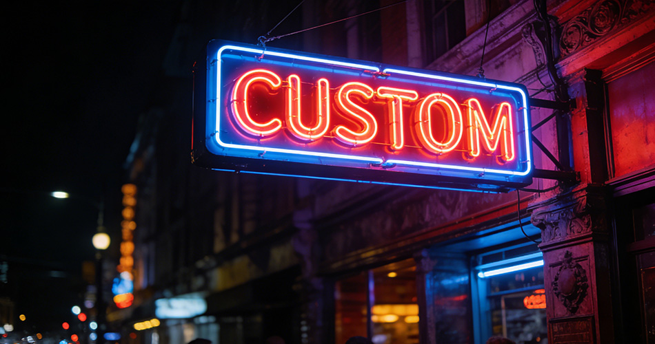 custom neon sign