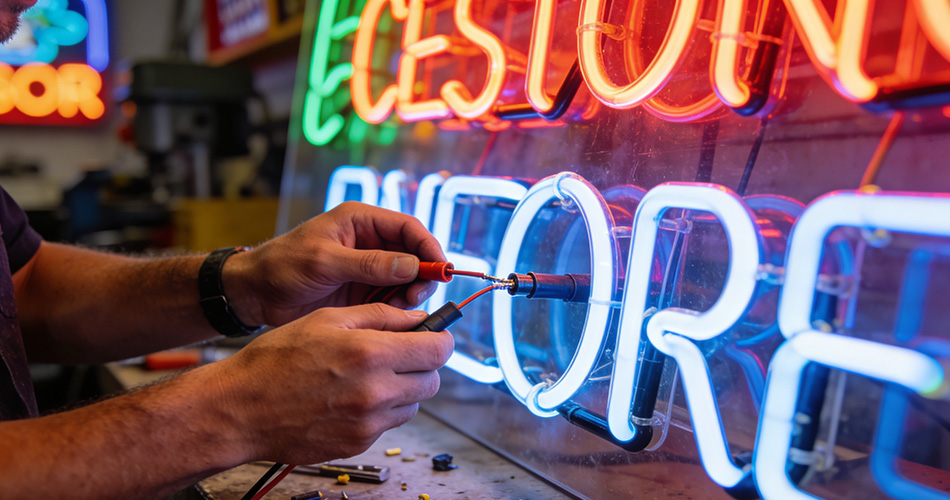 custom neon sign makers near me