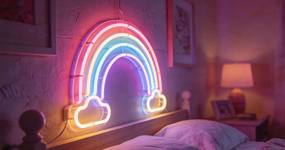 decorative neon lights for bedrooms