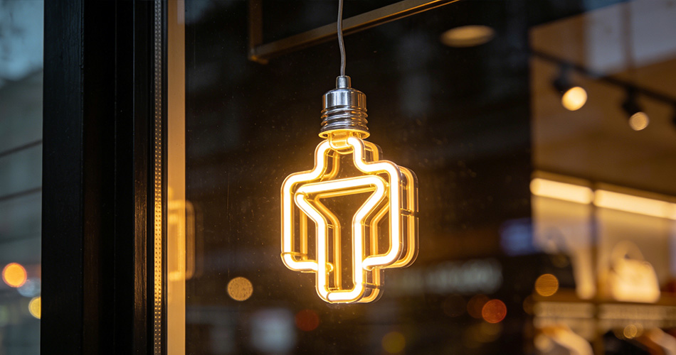 mini neon light for shop window