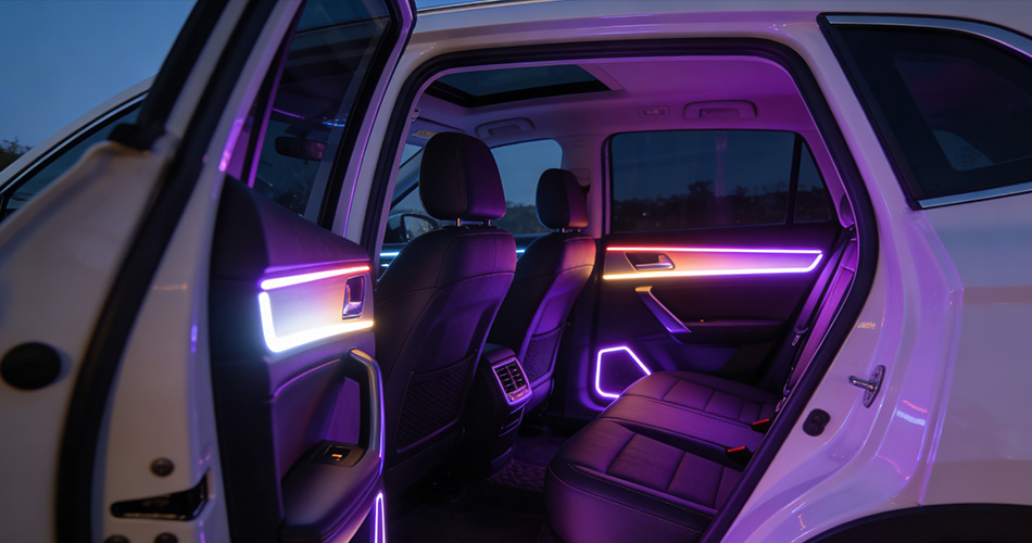neon flex strips for car interiors