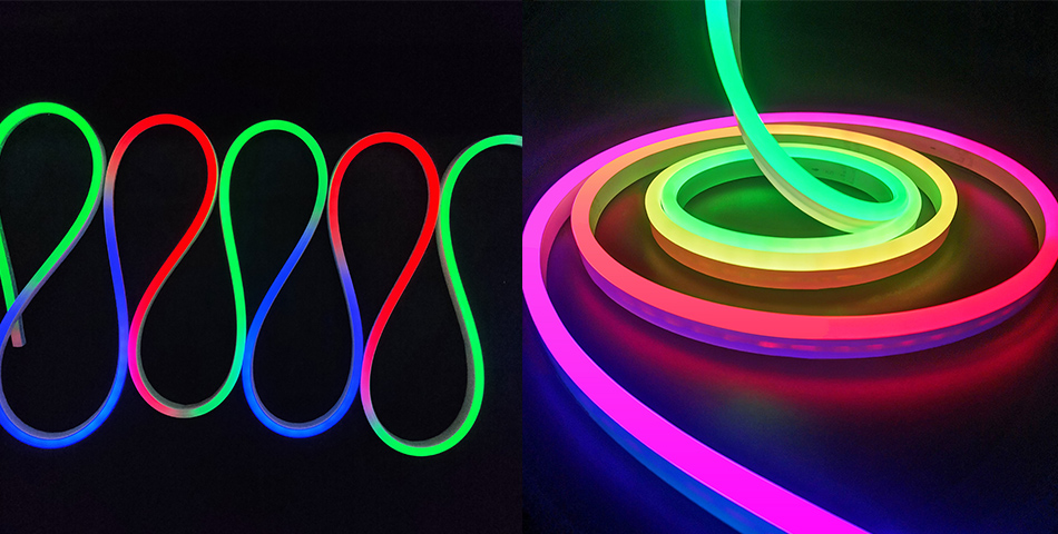 Waterproof RGB neon strip lights