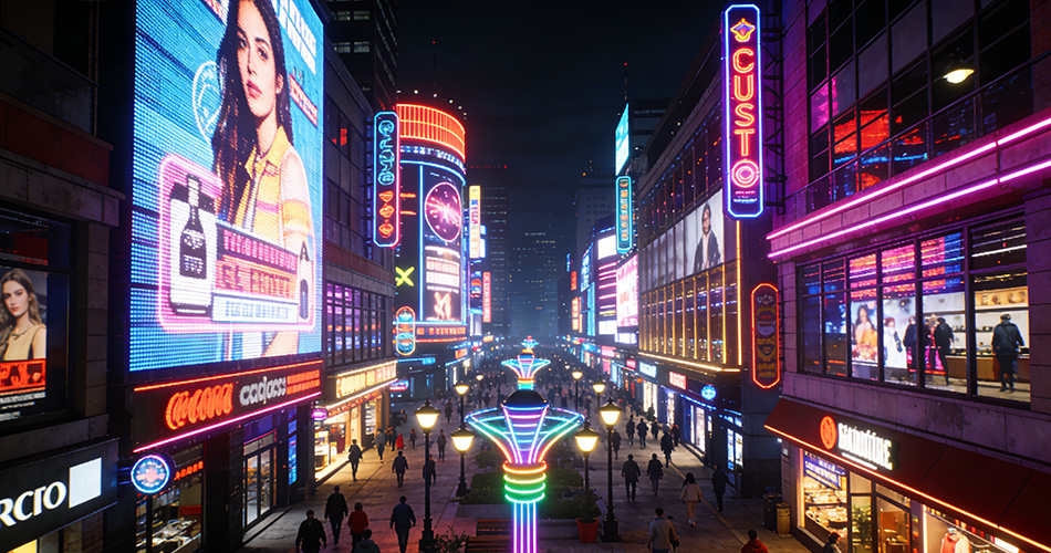 Weatherproof outdoor neon strip lights