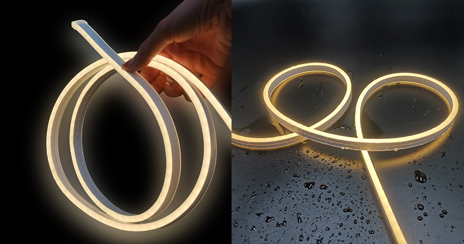 Neon flex strips for car interiors