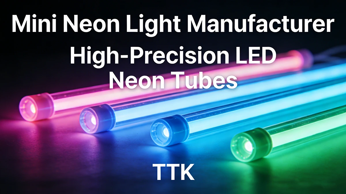 Mini neon light for shop window