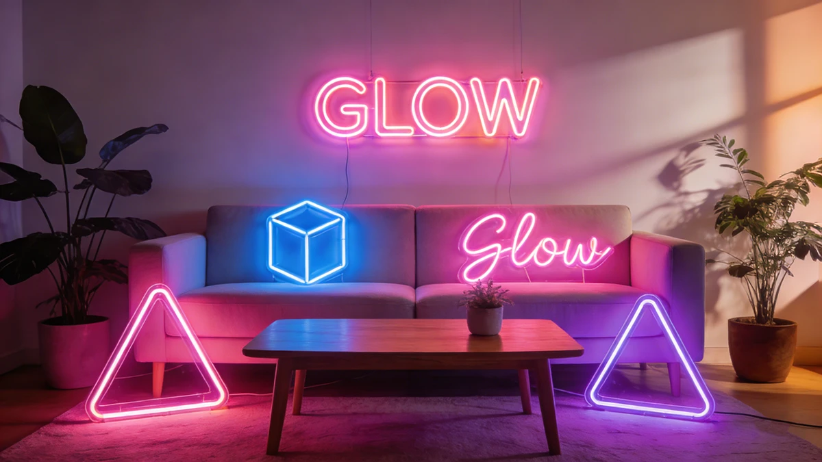 Decorative Neon Room Divider Lights