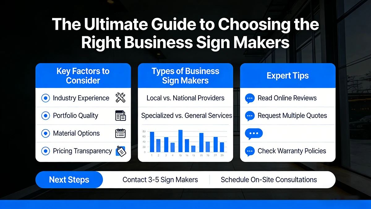 Technical Standards for Custom Business Signs Outdoor