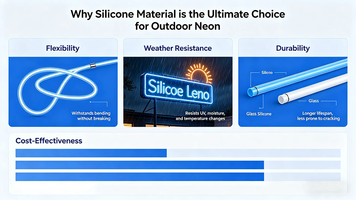 Why Silicone Material is the Ultimate Choice for Outdoor Neon