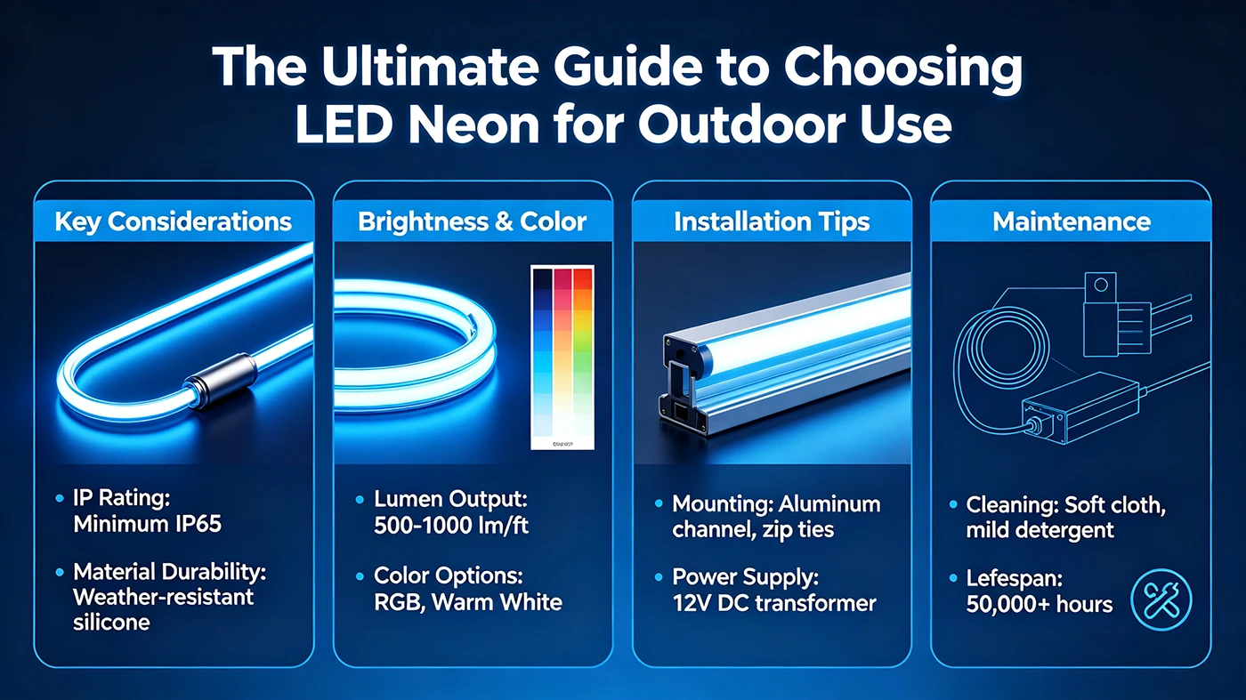 The Ultimate Guide to Choosing LED Neon for Outdoor Use