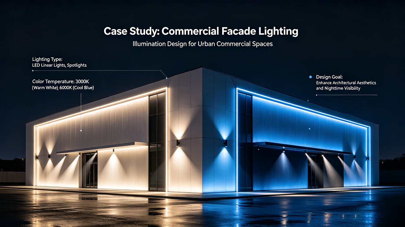 Case Study: Commercial Facade Lighting