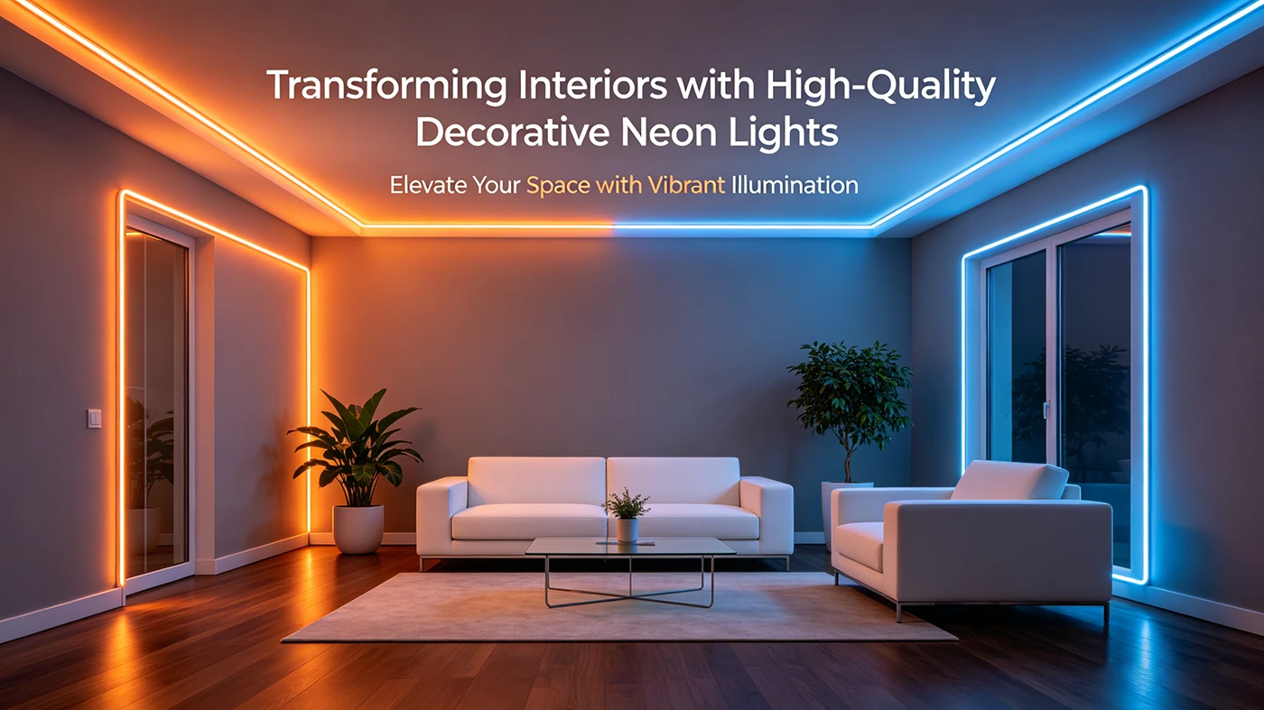 Transforming Interiors with High-Quality Decorative Neon Lights
