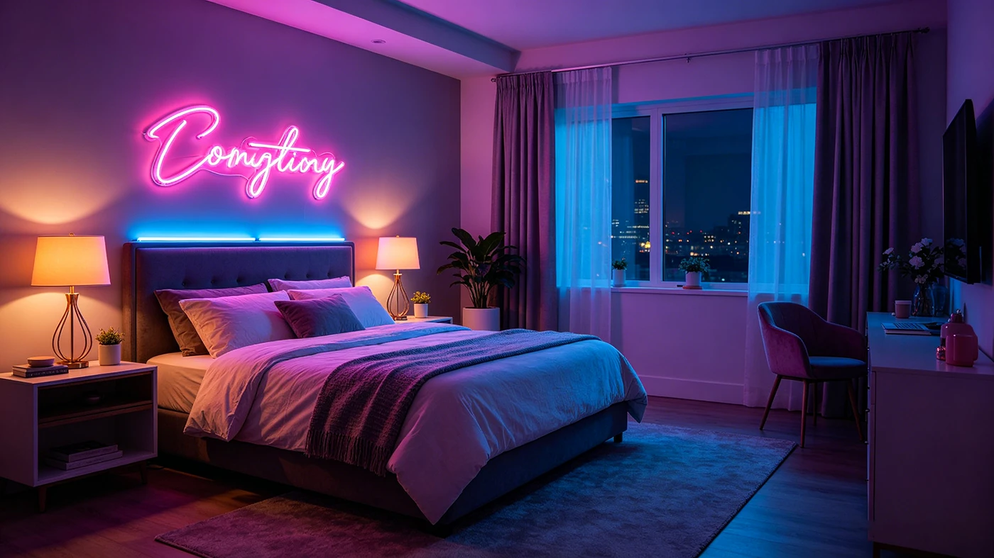 Residential Influence: Decorative Neon Lights for Bedrooms