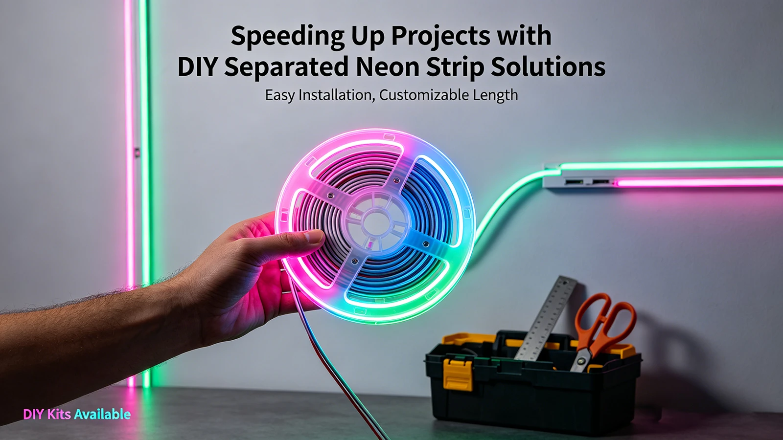 Speeding Up Projects with DIY Separated Neon Strip Solutions Speeding Up Projects with DIY Separated Neon Strip Solutions