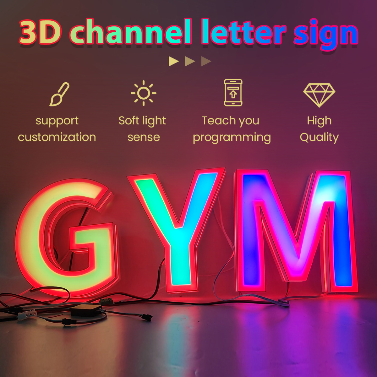 3D channel letter sign (4)